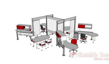 Office furniture Archives - Page 4 of 4 - Sketchup Models For Free Download