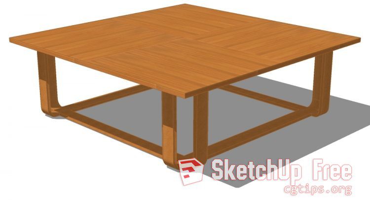Tea table-005 - Sketchup Models For Free Download