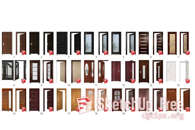 1652 Collect The Door 2 Sketchup Model Free Download