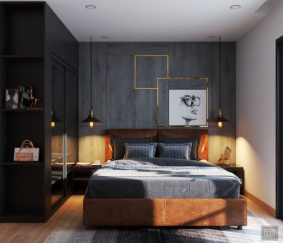 3210 Interior Bedroom Scene Sketchup Model by XuanKhanh Free Download