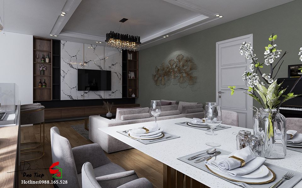 3291 Interior Livingroom Sketchup Model by DaoTiep Free Download