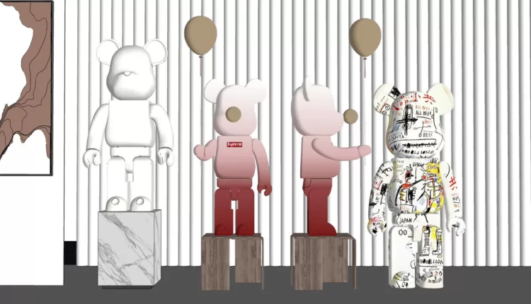6130 KAWS Sketchup Model Free Download (1)