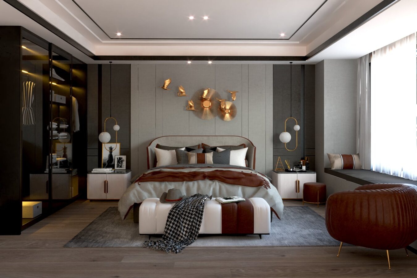 5138. Sketchup Interior Bedroom Model Download by Van huan