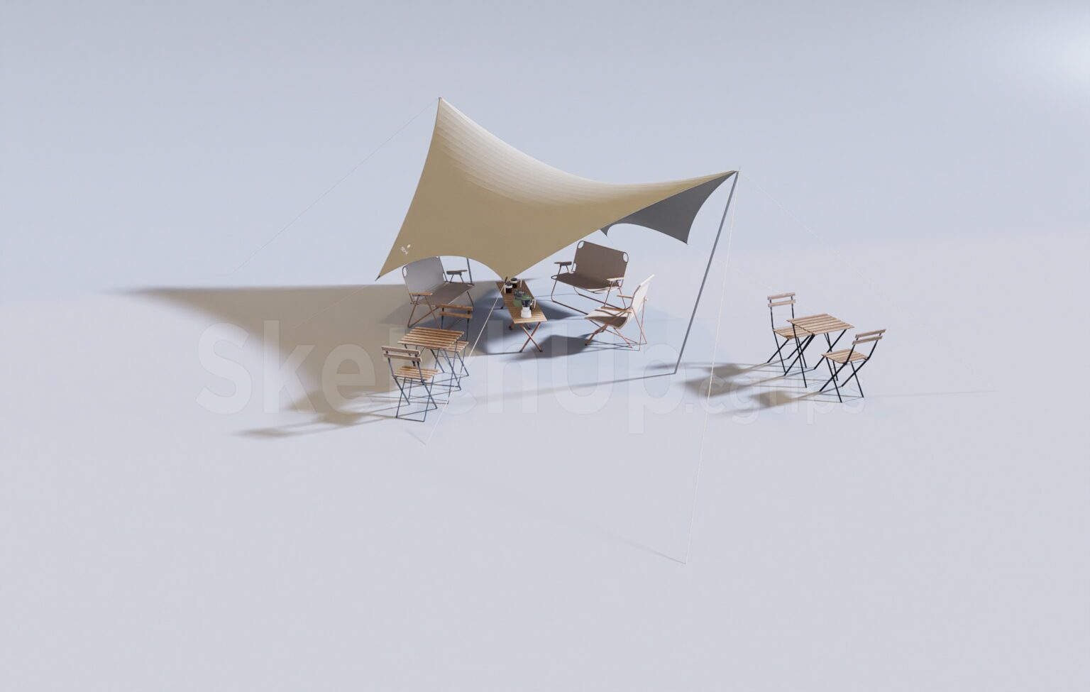 6732. Free Sketchup Camping Models Download
