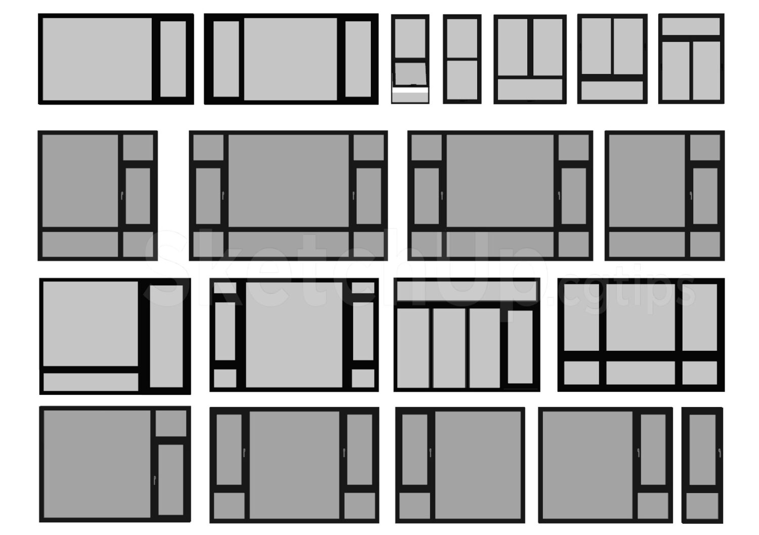 6738-free-sketchup-windows-models-download