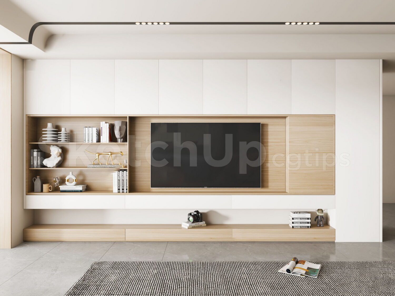 6865. Sketchup Model of TV Cabinet For Free Download 6865. Sketchup Model of TV Cabinet For Free Download