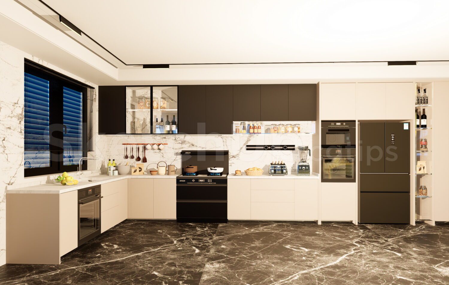 6970. Free Sketchup Kitchen Interior Model Download