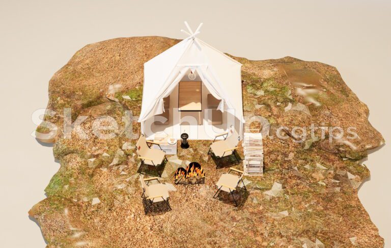 11190. Free Sketchup Camping Models Download