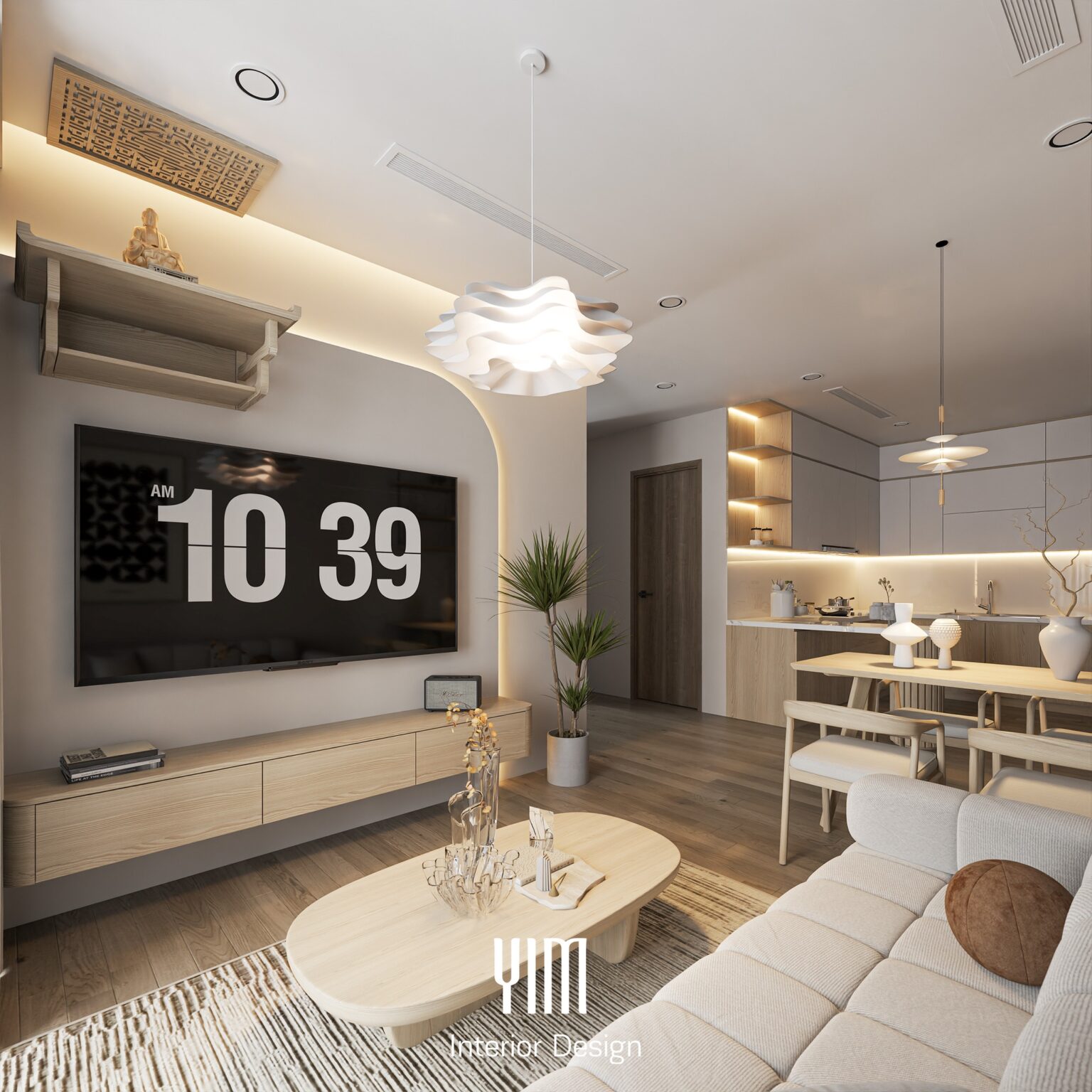 13022. Sketchup Apartment Interior Model Download by Quoc Khanh