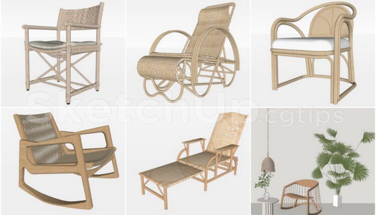 11419. Free Sketchup Indochine Furniture Models Download - Sketchup ...