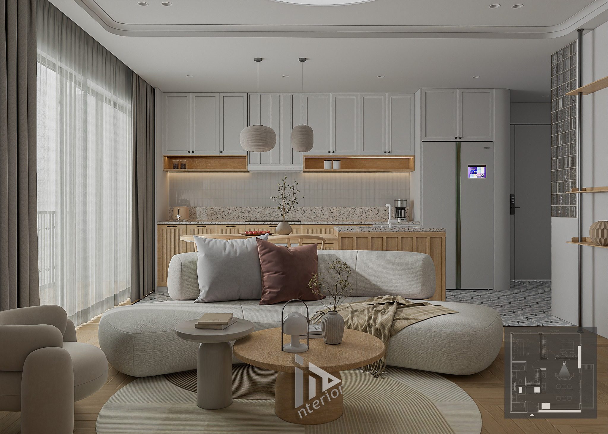 14618. Sketchup Apartment Interior Model Download By Trung Thinh ...