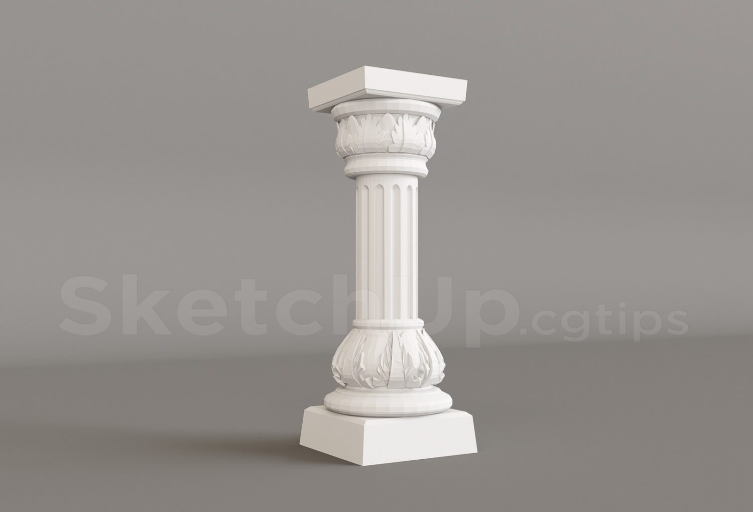 Roman Column Module 11798. Download SketchUp models of Roman column