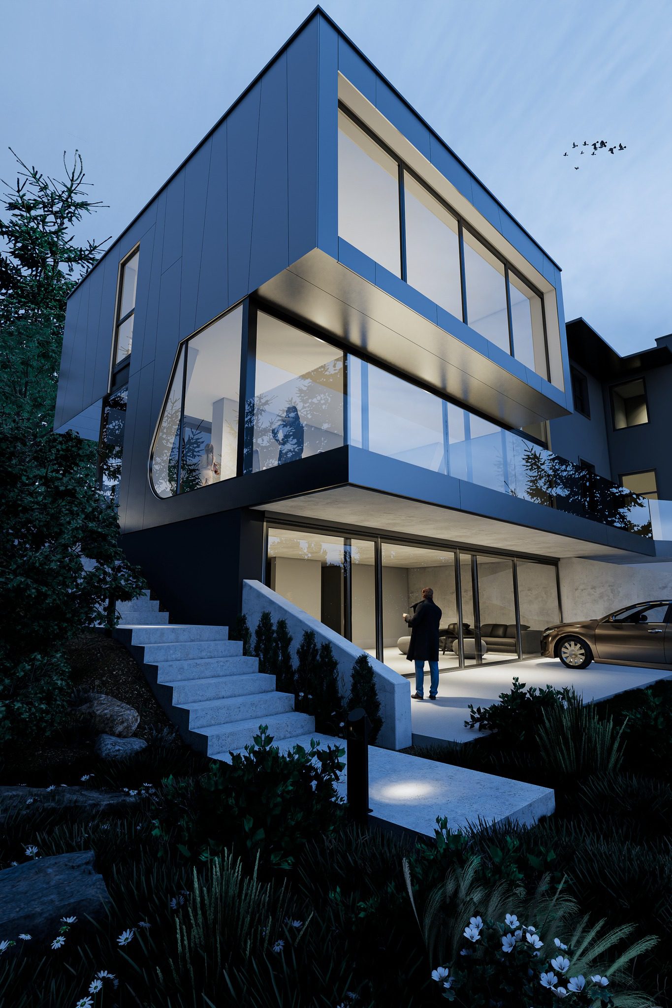 15443. Free Sketchup House Interior Model Download By Manh Arch