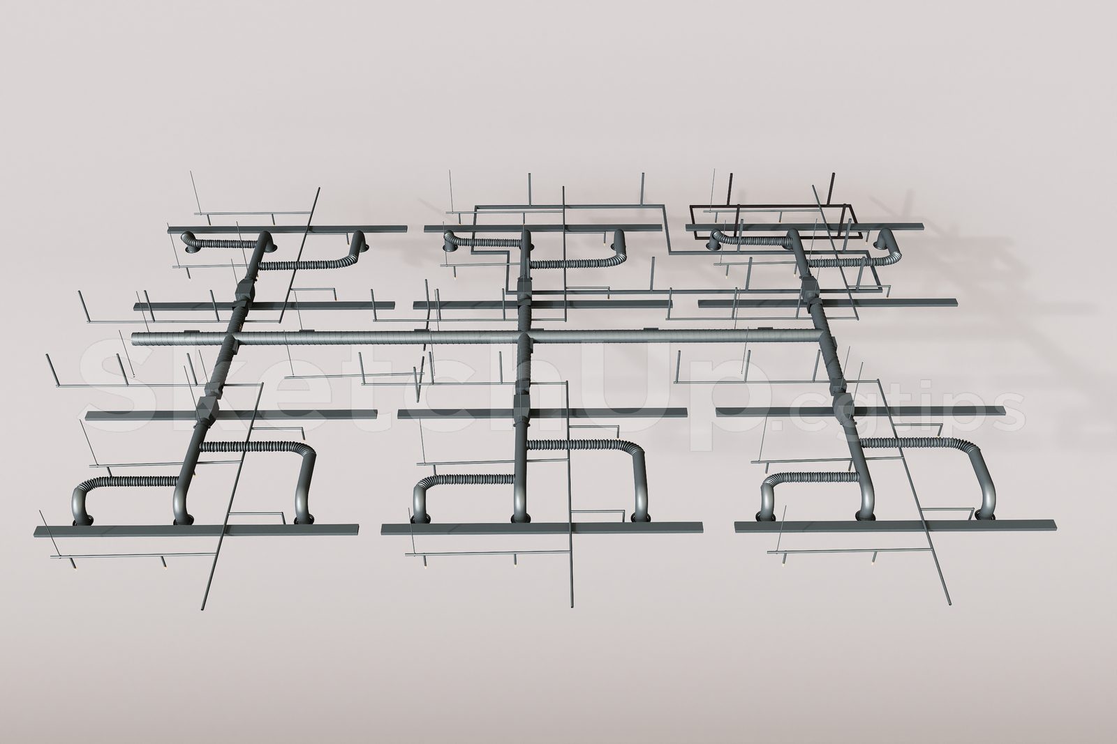 15639. Free Sketchup Technical Ceiling (trần Kỹ Thuật) Models Download (2)