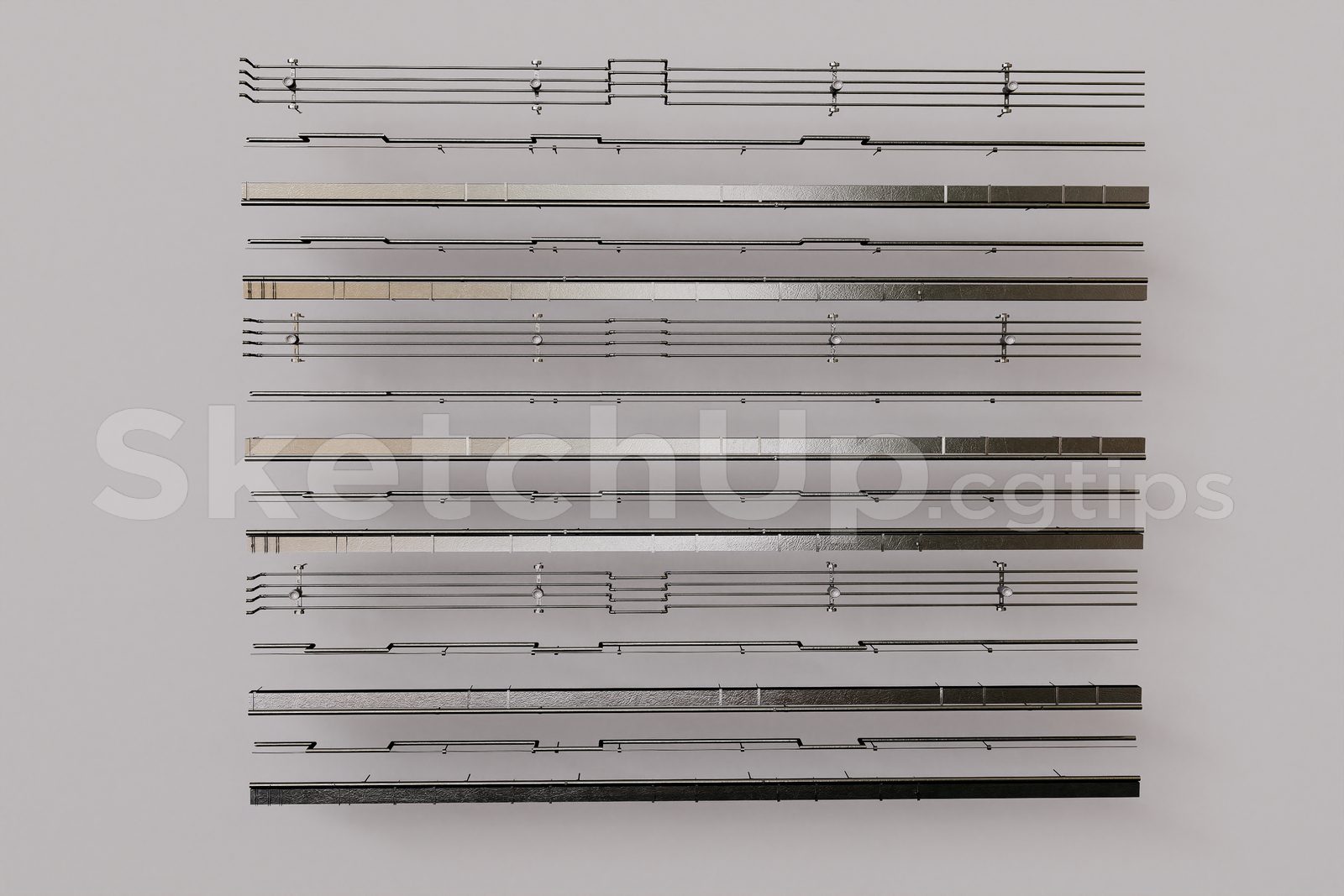 15697. Free Sketchup Technical Ceiling (trần Kỹ Thuật) Models Download (2)