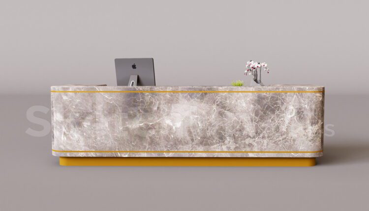 20325. Free Sketchup Reception Desk Model Download (2)