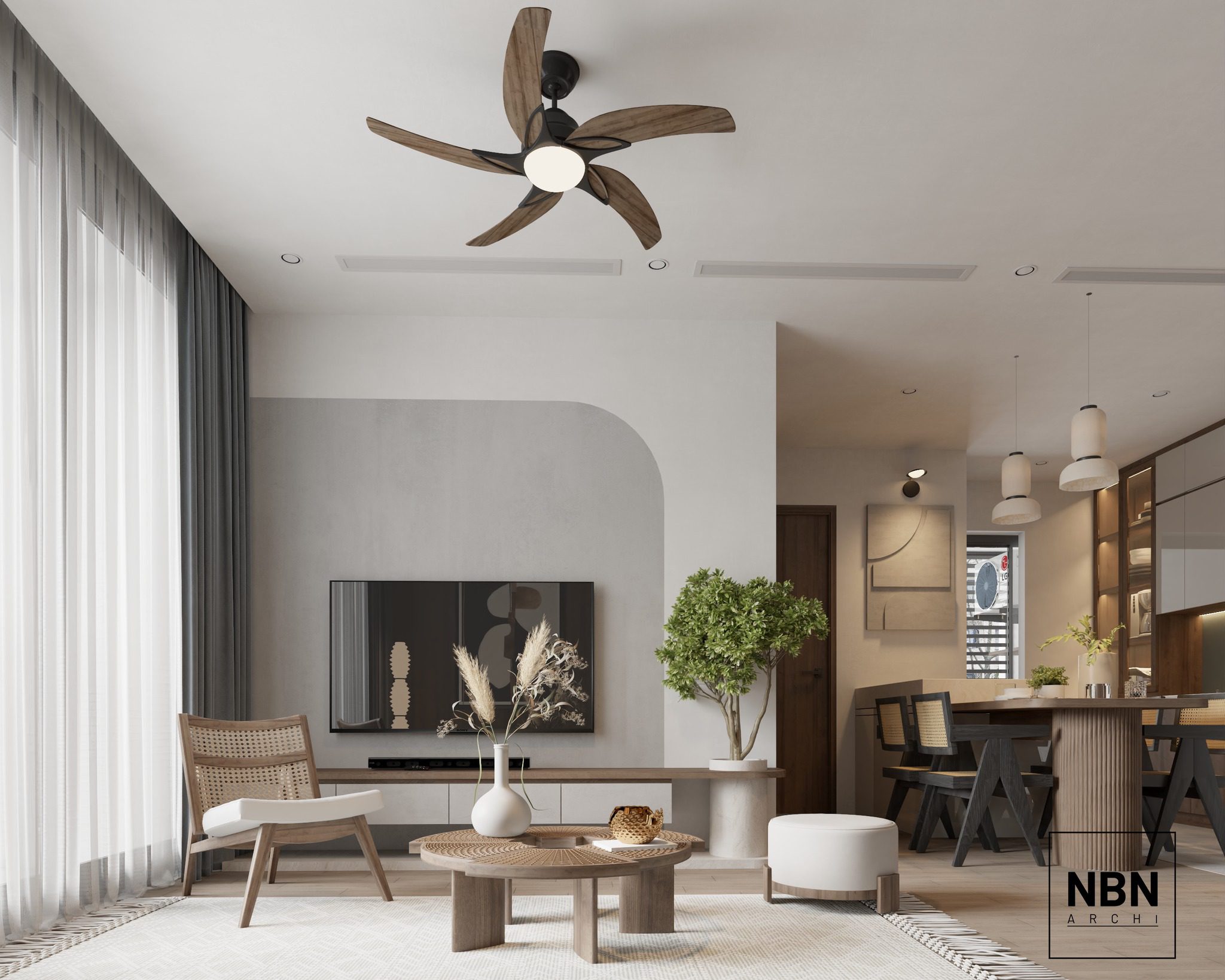 20327. Free Sketchup Living Room Interior Model Download By Nbn (1)