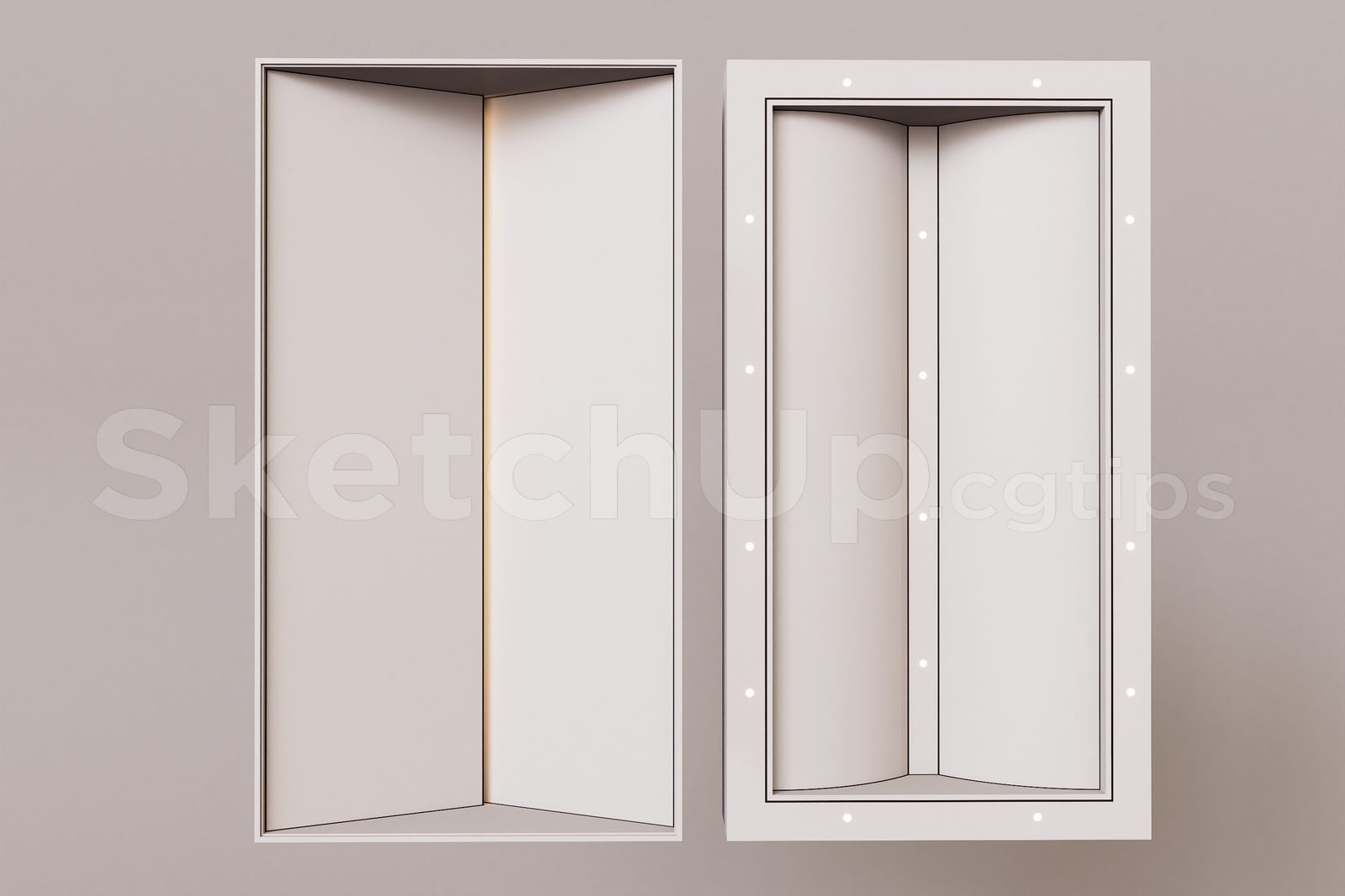 15940. Free Sketchup Technical Ceiling (trần Kỹ Thuật) Models Download (1)