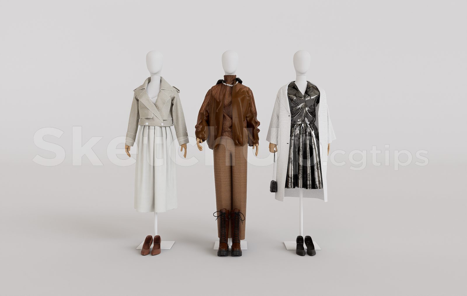 16104. Free Download Of 3d Sketchup Model Of A Mannequin For Fashion Clothing (1)