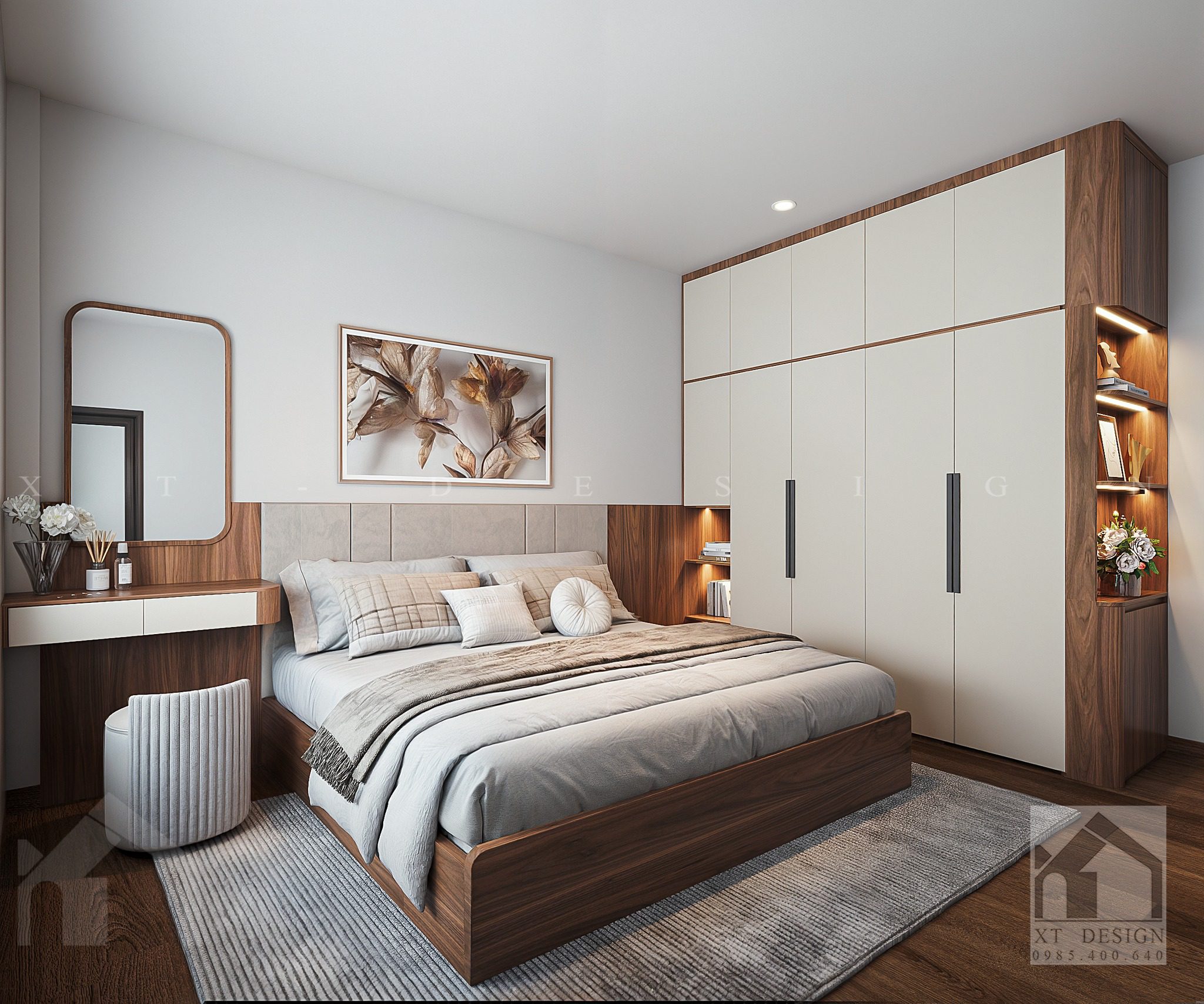 16381. Free Sketchup Bedroom Interior Model Download By N (