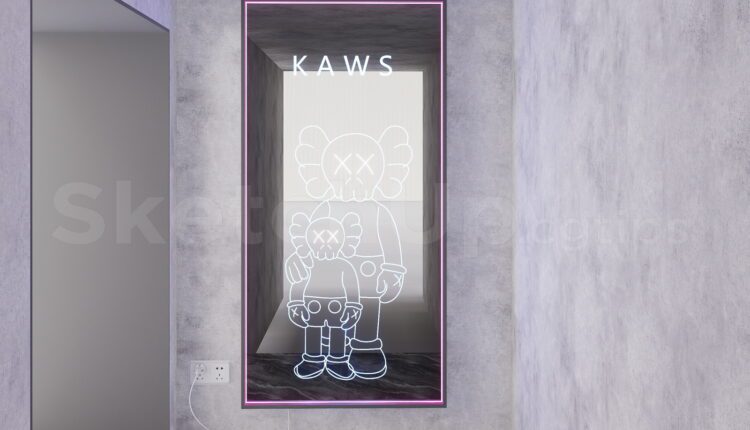 16382. Free Sketchup Mirror Model Download (2)