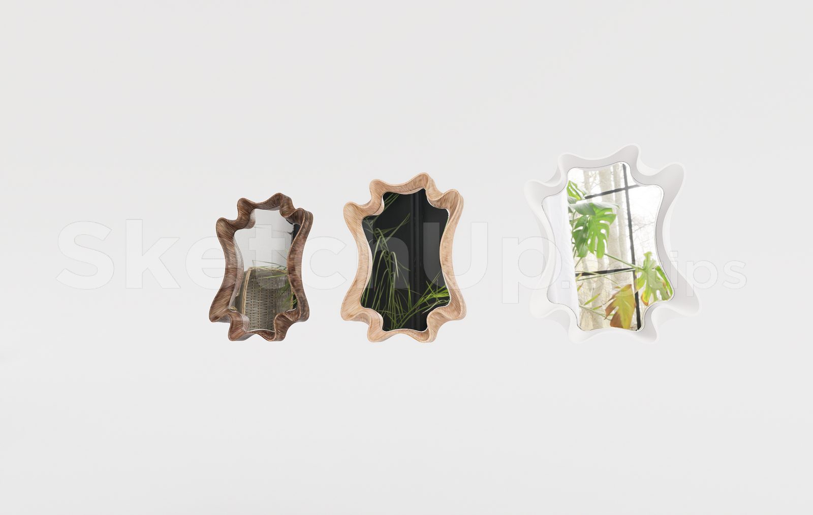 16474. Free Sketchup Mirror Model Download (2)