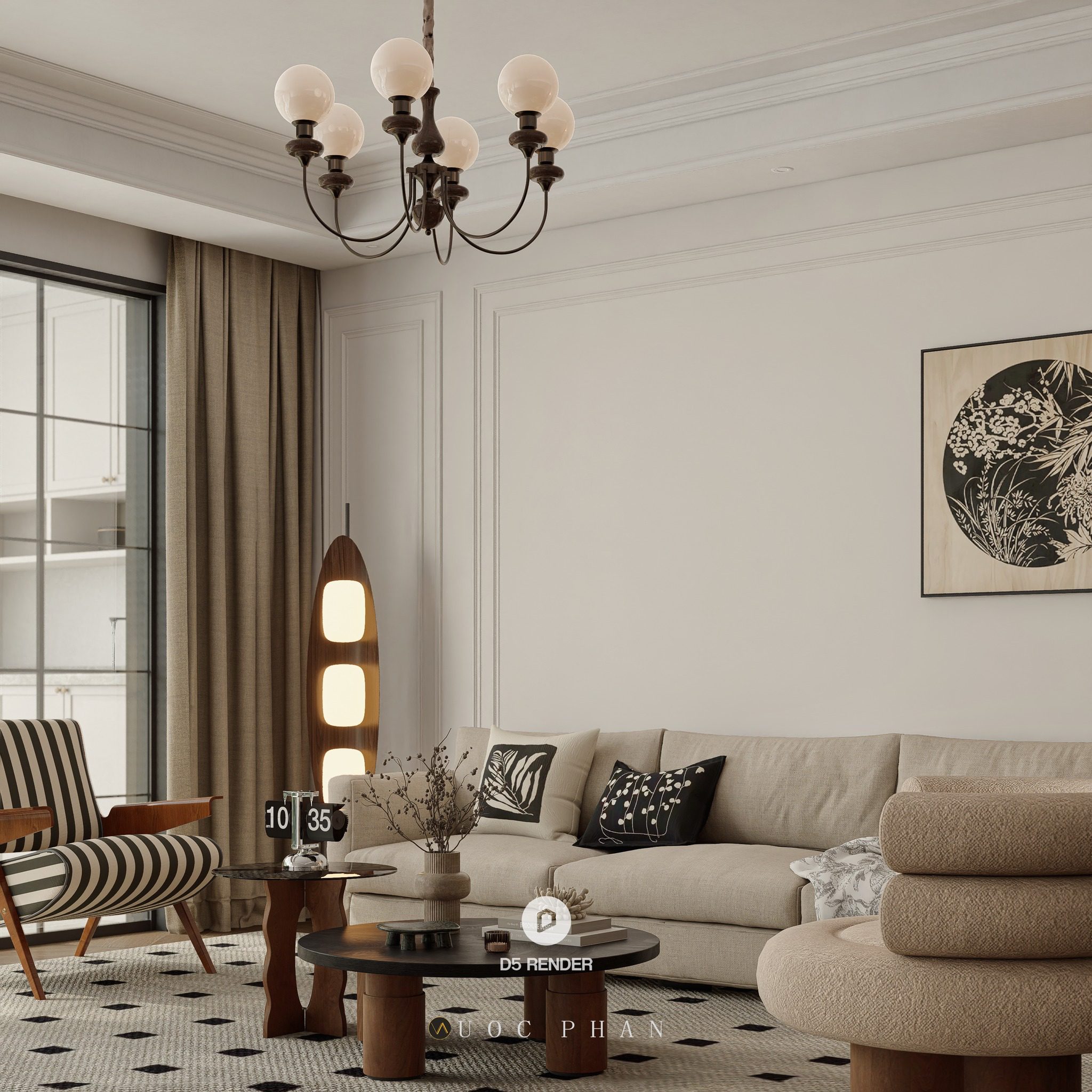 16622. Free Sketchup Living Room Interior Model Download By Quoc Vi Phan Phan (2)