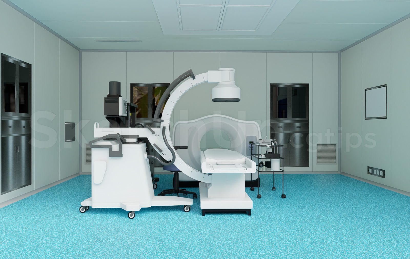 20530. Free Download Sketchup Model Of A Ct Scan Room Interior (1)