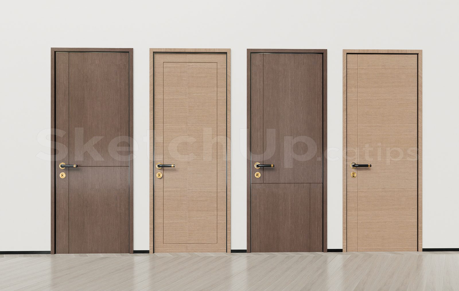 16905. Free Sketchup Door Model Download (1)