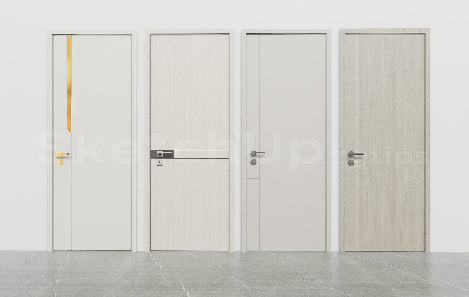 16912. Free Sketchup Door Model Download (2)