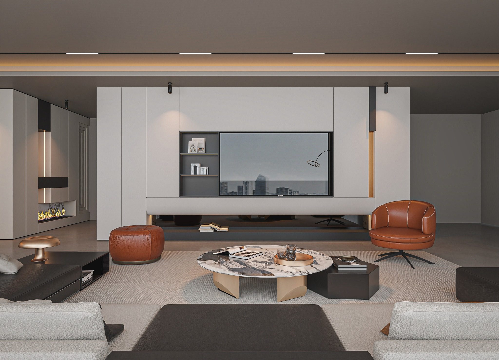 17015. Free Sketchup Living Room Interior Model Download By Nguyen Duc Dung (2)