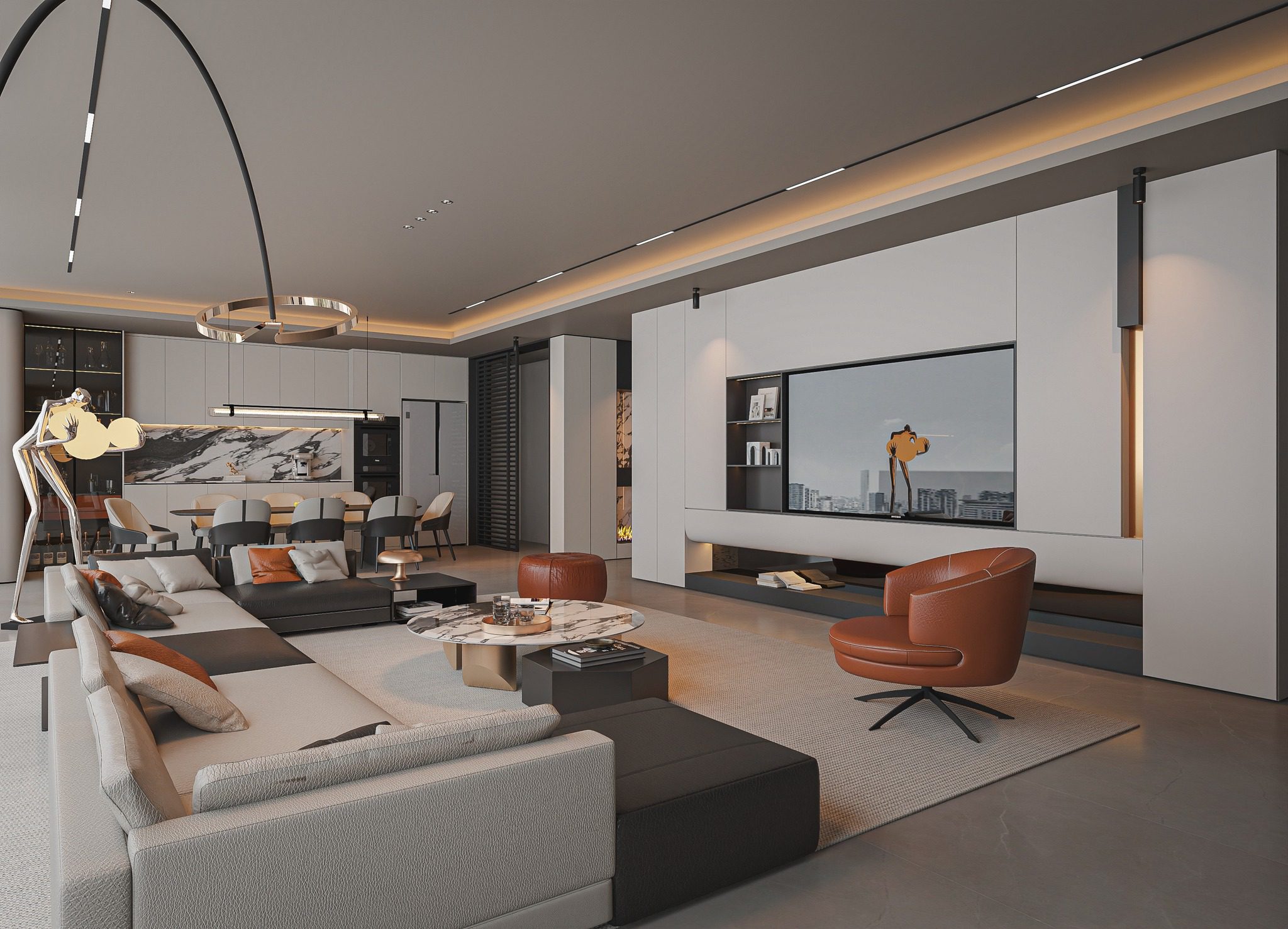 17015. Free Sketchup Living Room Interior Model Download By Nguyen Duc Dung (5)