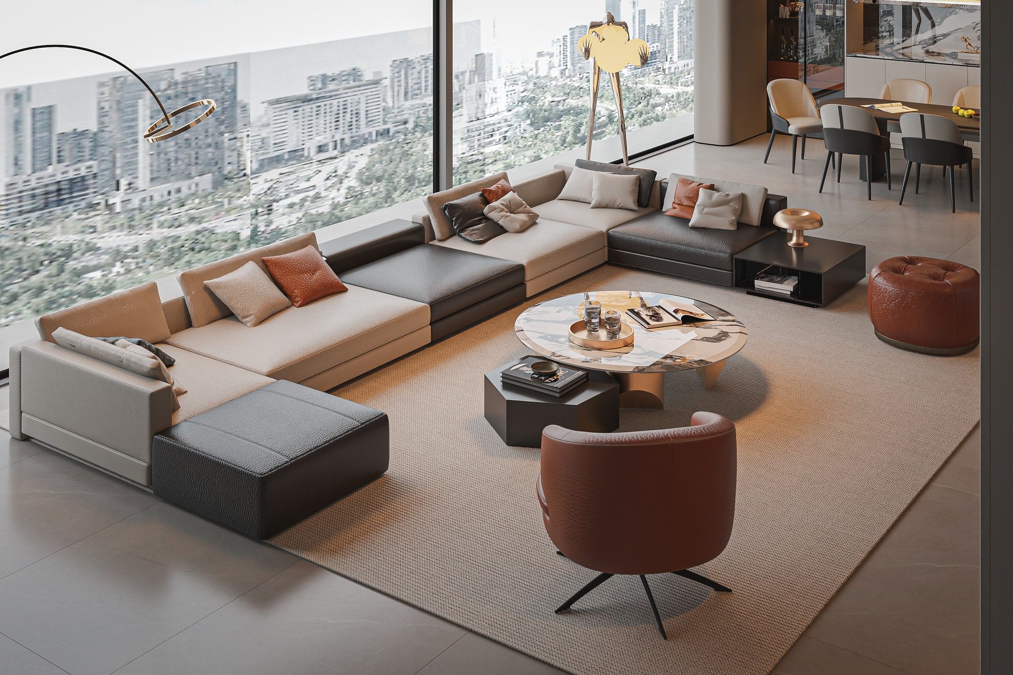 17015. Free Sketchup Living Room Interior Model Download By Nguyen Duc Dung (6)