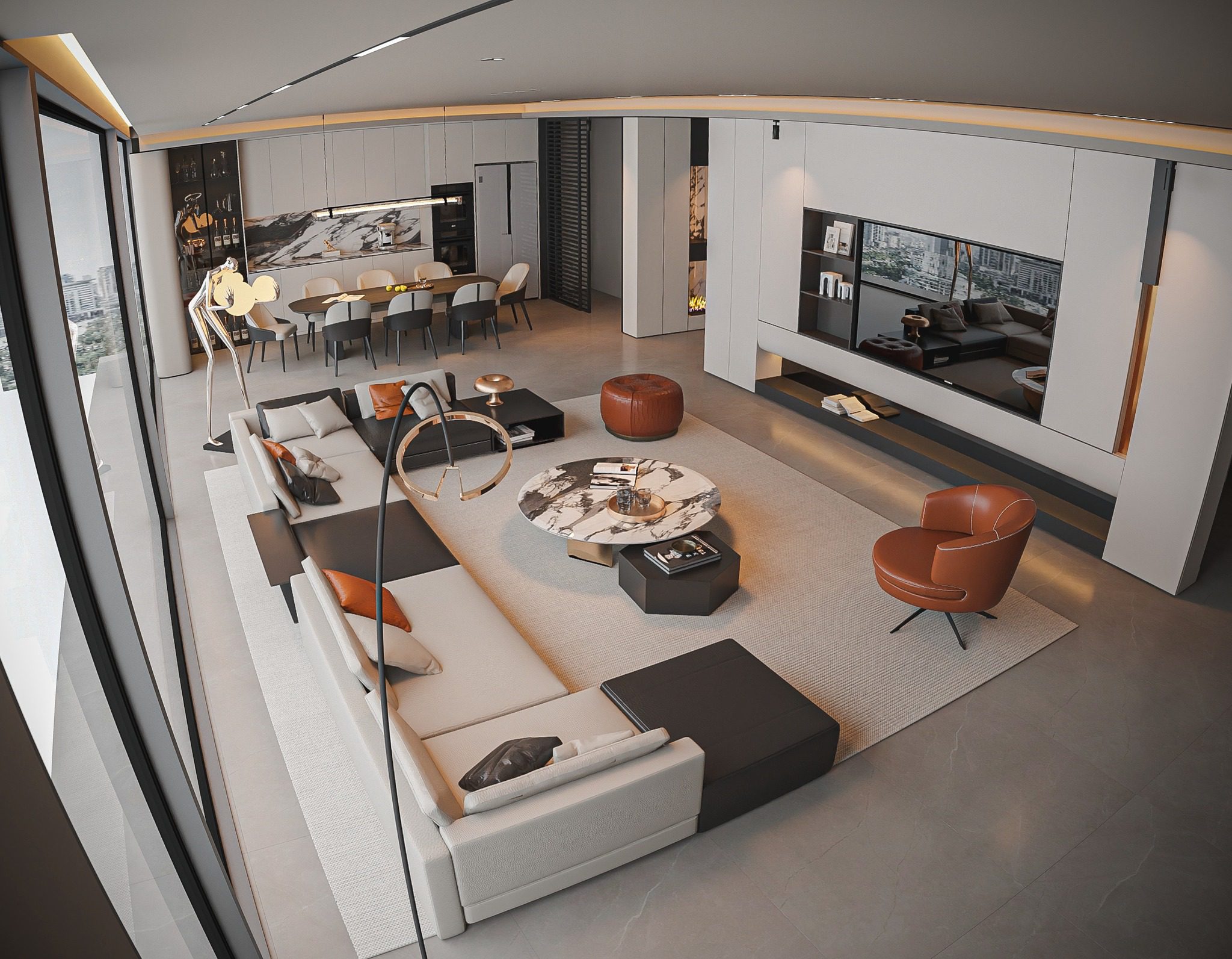 17015. Free Sketchup Living Room Interior Model Download By Nguyen Duc Dung (7)