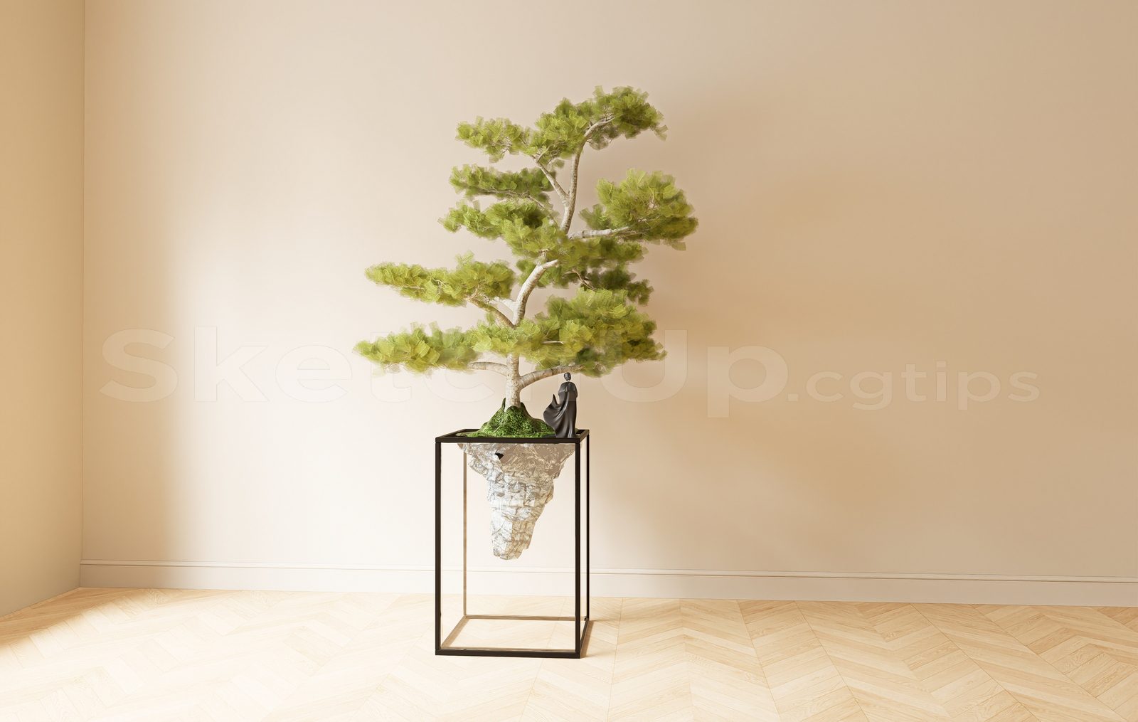 17037. Free Sketchup Bonsai Tree Model Download (2)