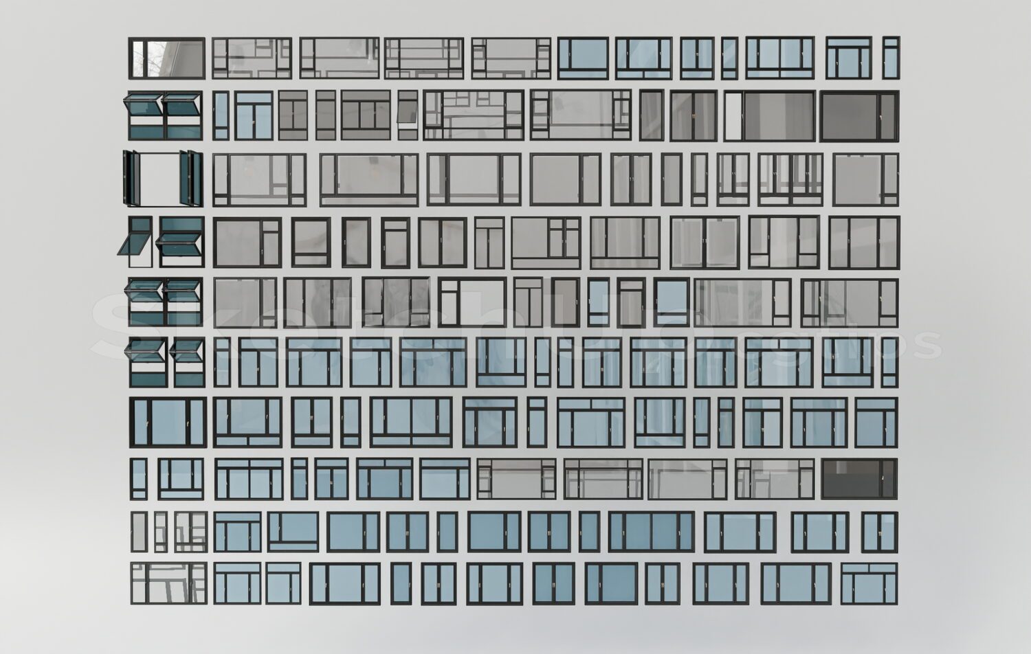 17107. Free Sketchup Windows Models Download