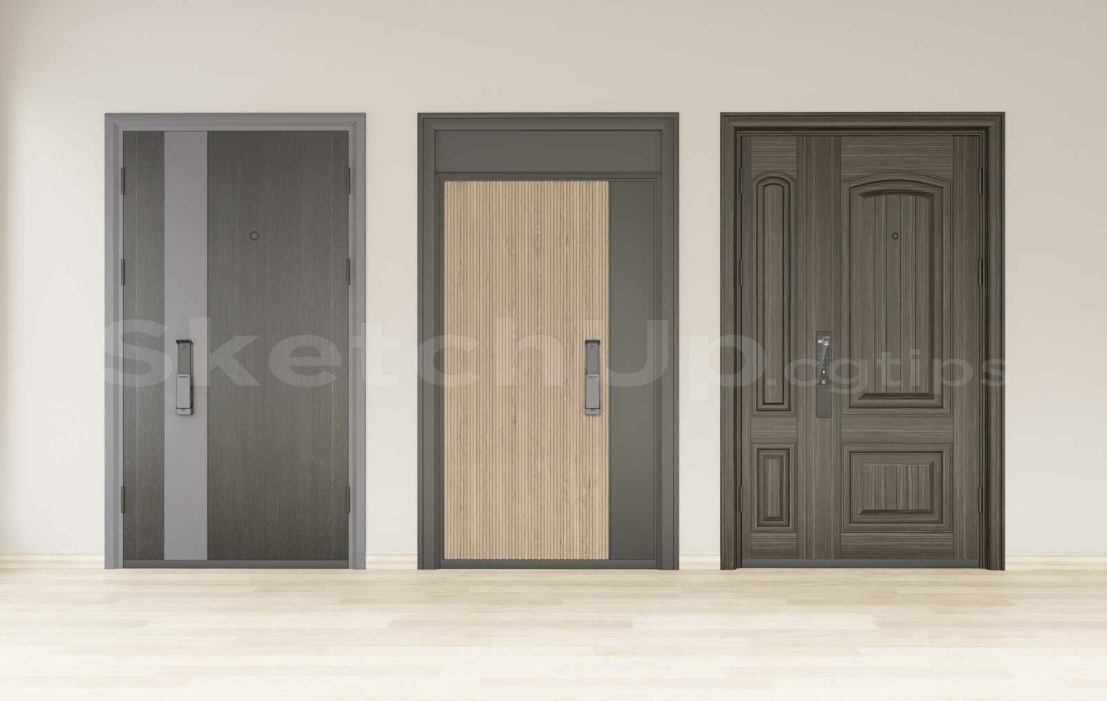 17147. Free Sketchup Door Model Download (2)
