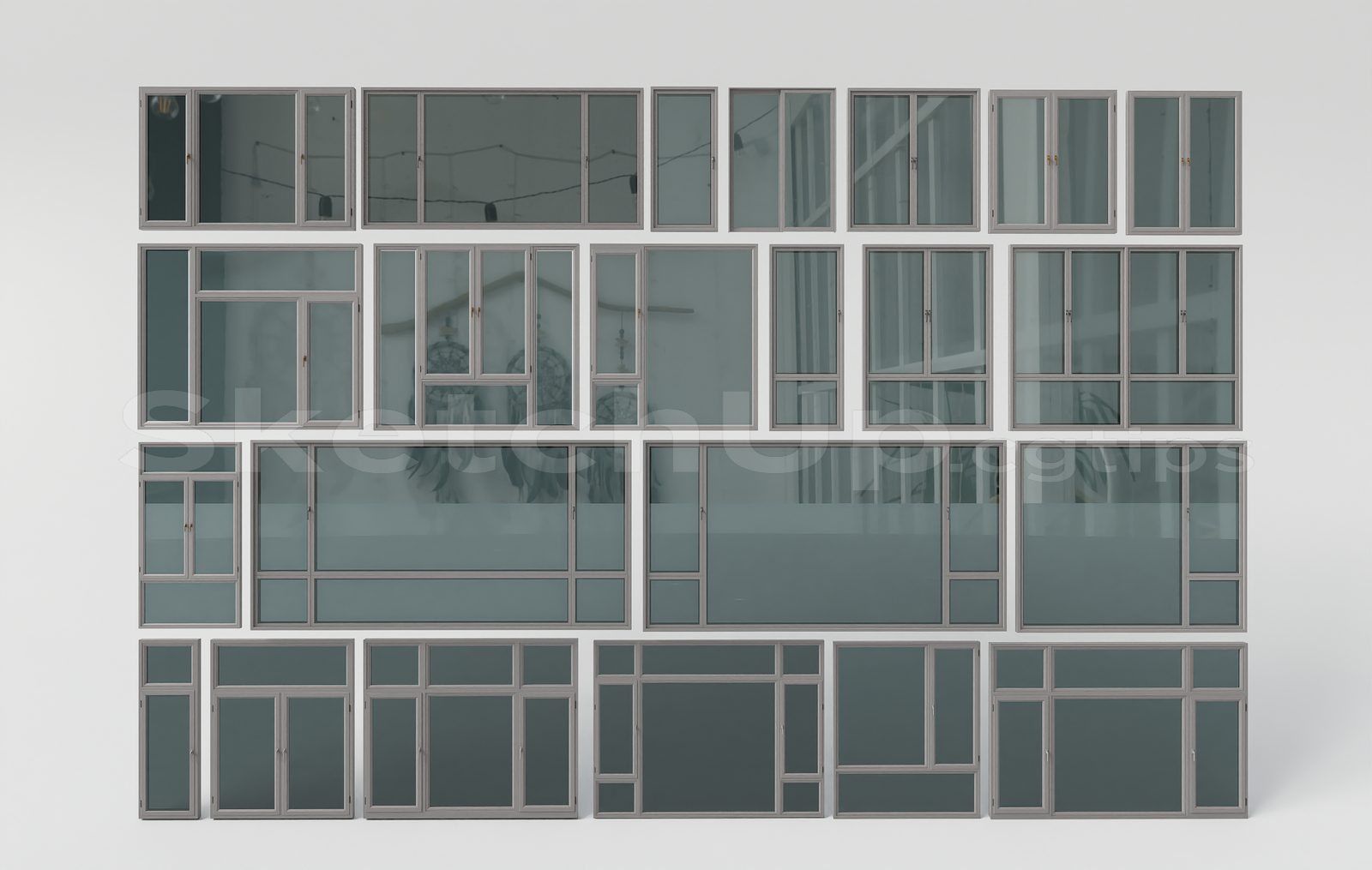 17159. Free Sketchup Windows Models Download (2)