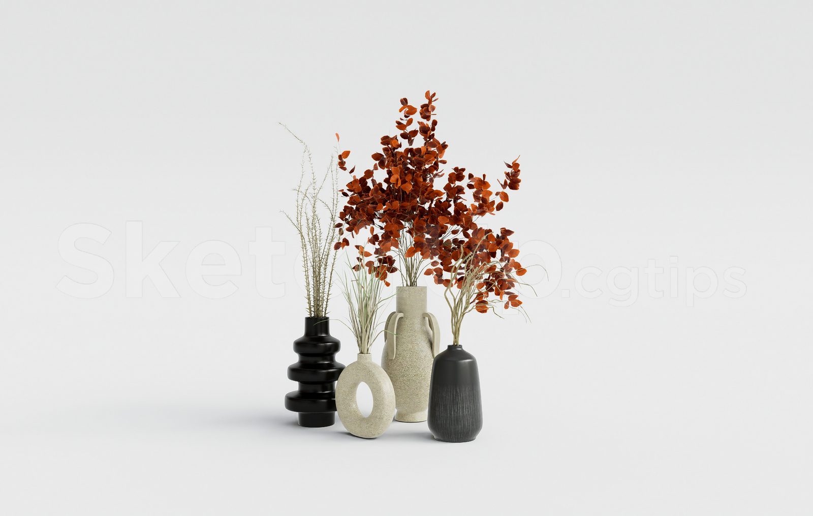 17230. Free Sketchup Plant Model Download (2)