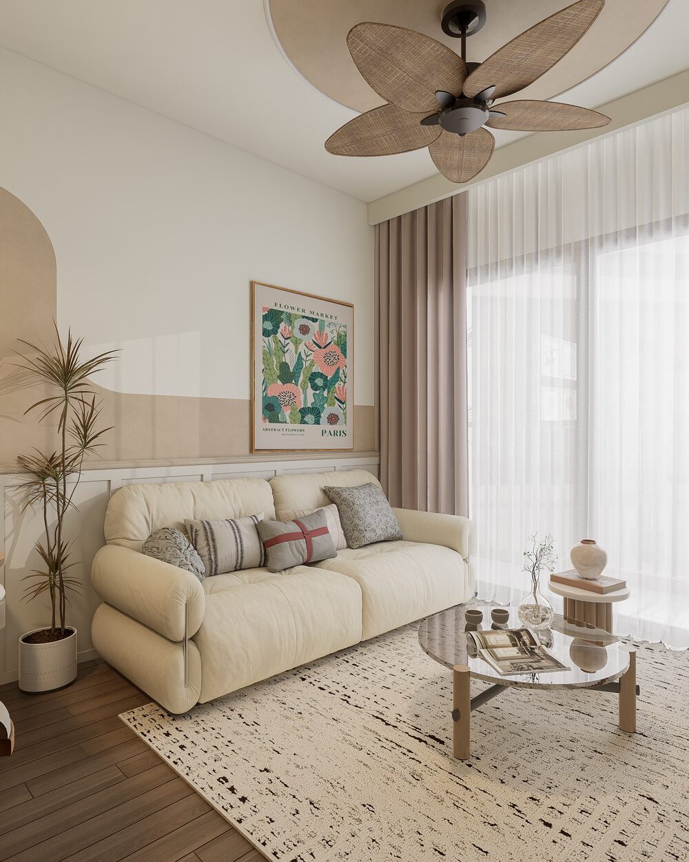 17269. Free Sketchup Apartment Interior Model Download (2)