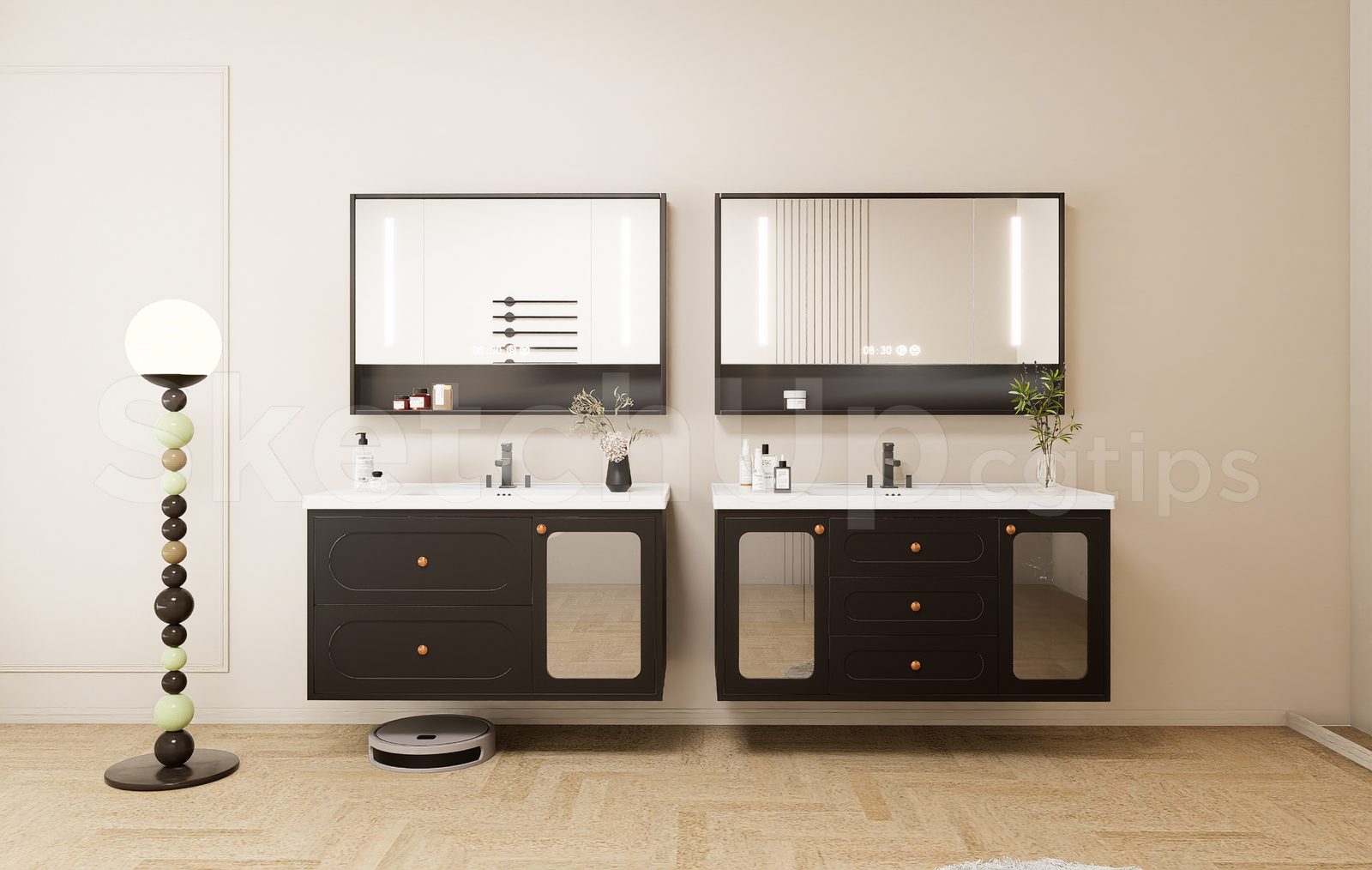 17270. Free Sketchup Lavabo Model Download (1)