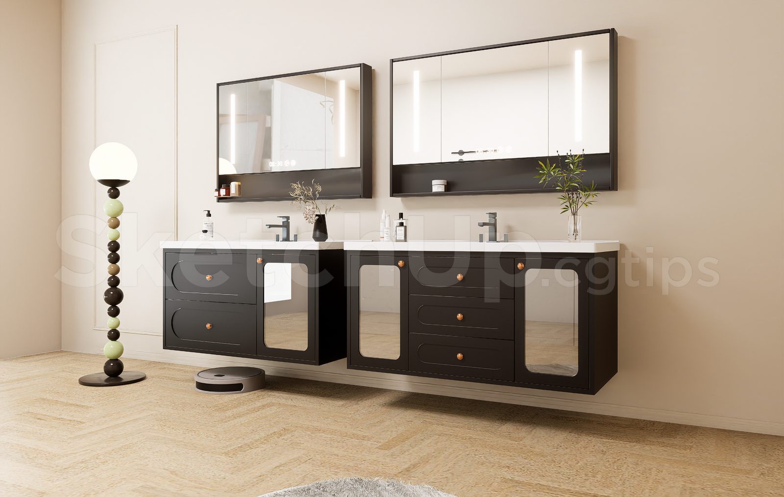 17270. Free Sketchup Lavabo Model Download (2)