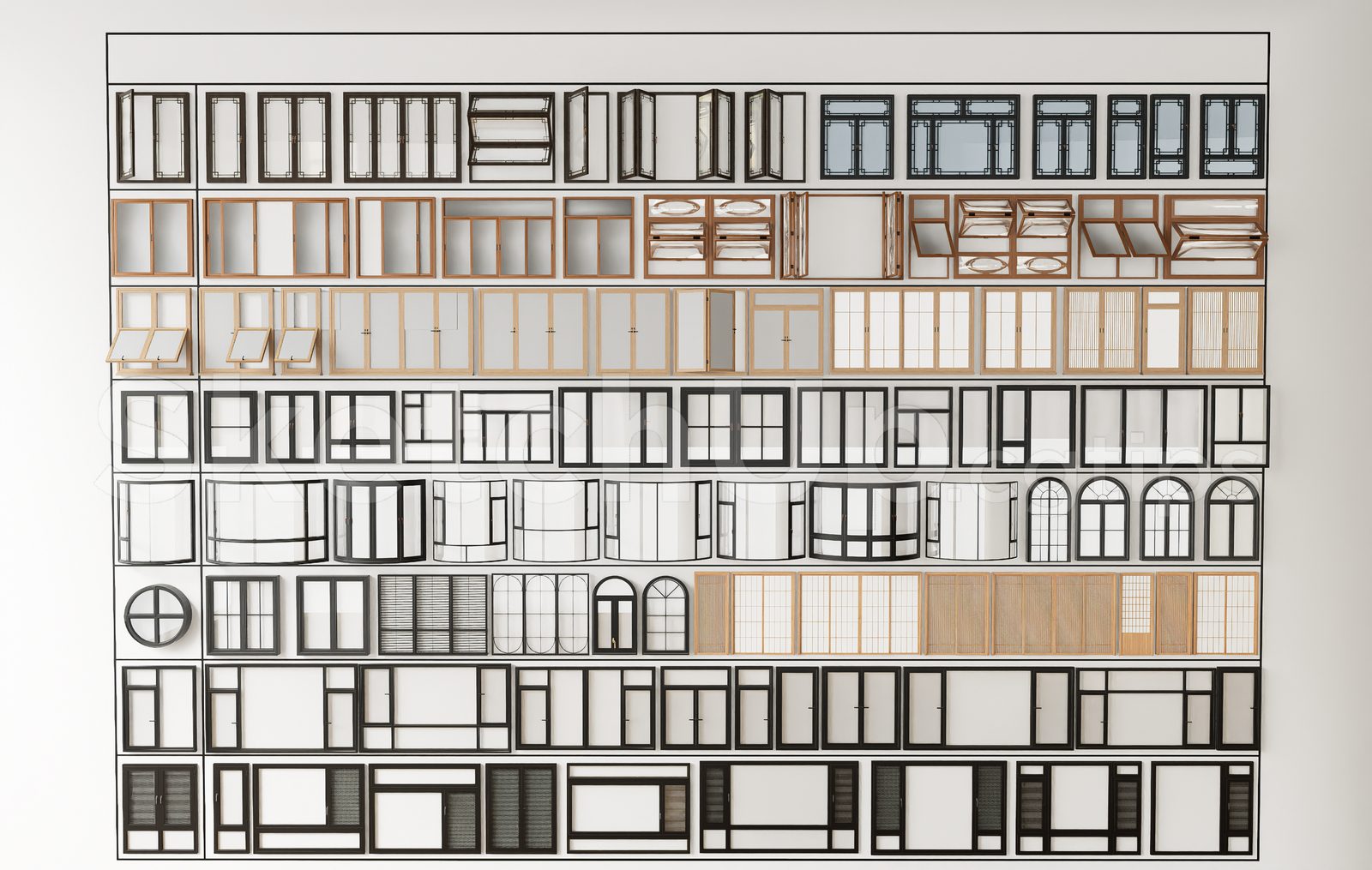 17376. Free Sketchup Windows Models Download (1)