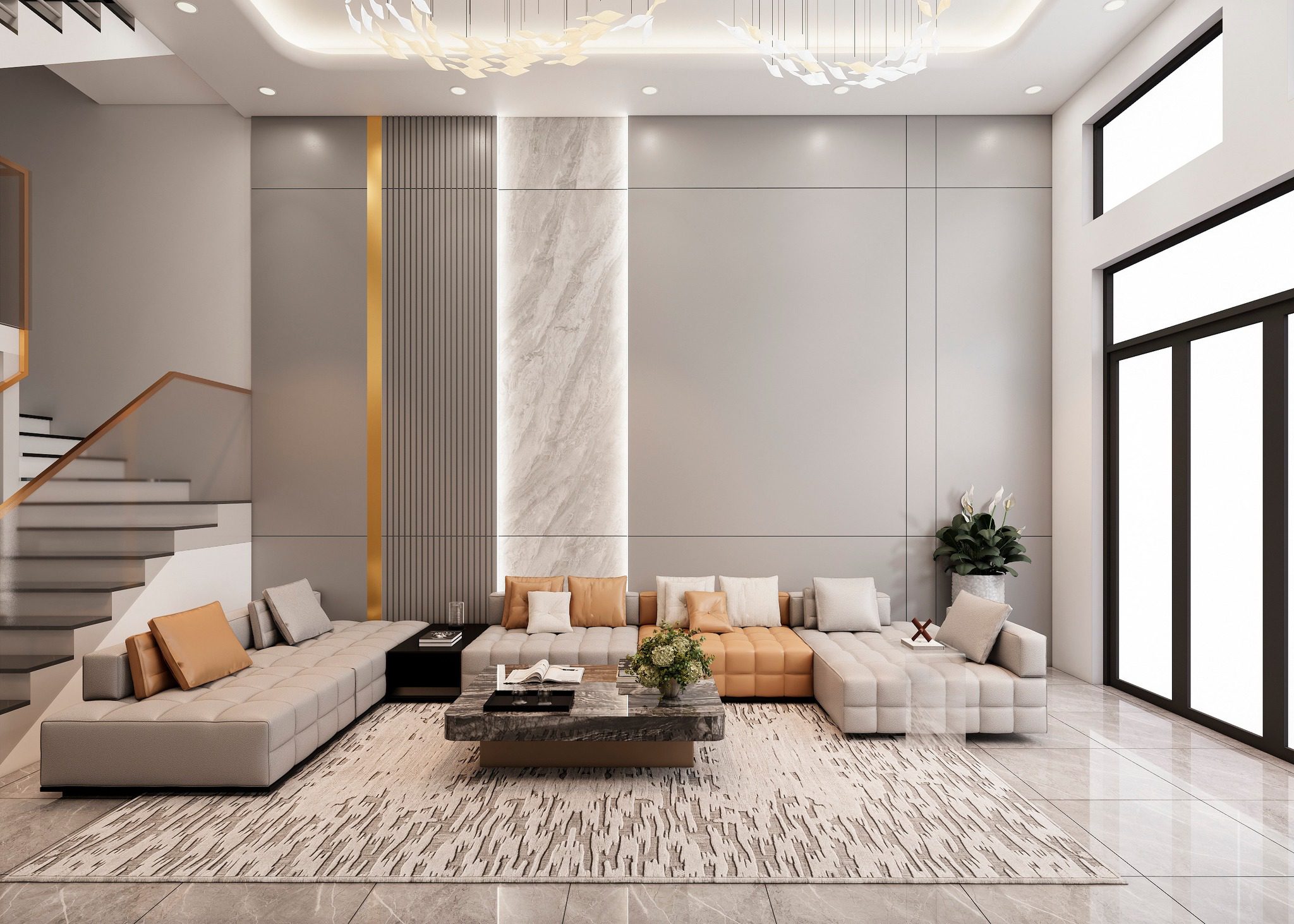 17397. Free Sketchup Living Room Interior Model Download By Do Long (1)