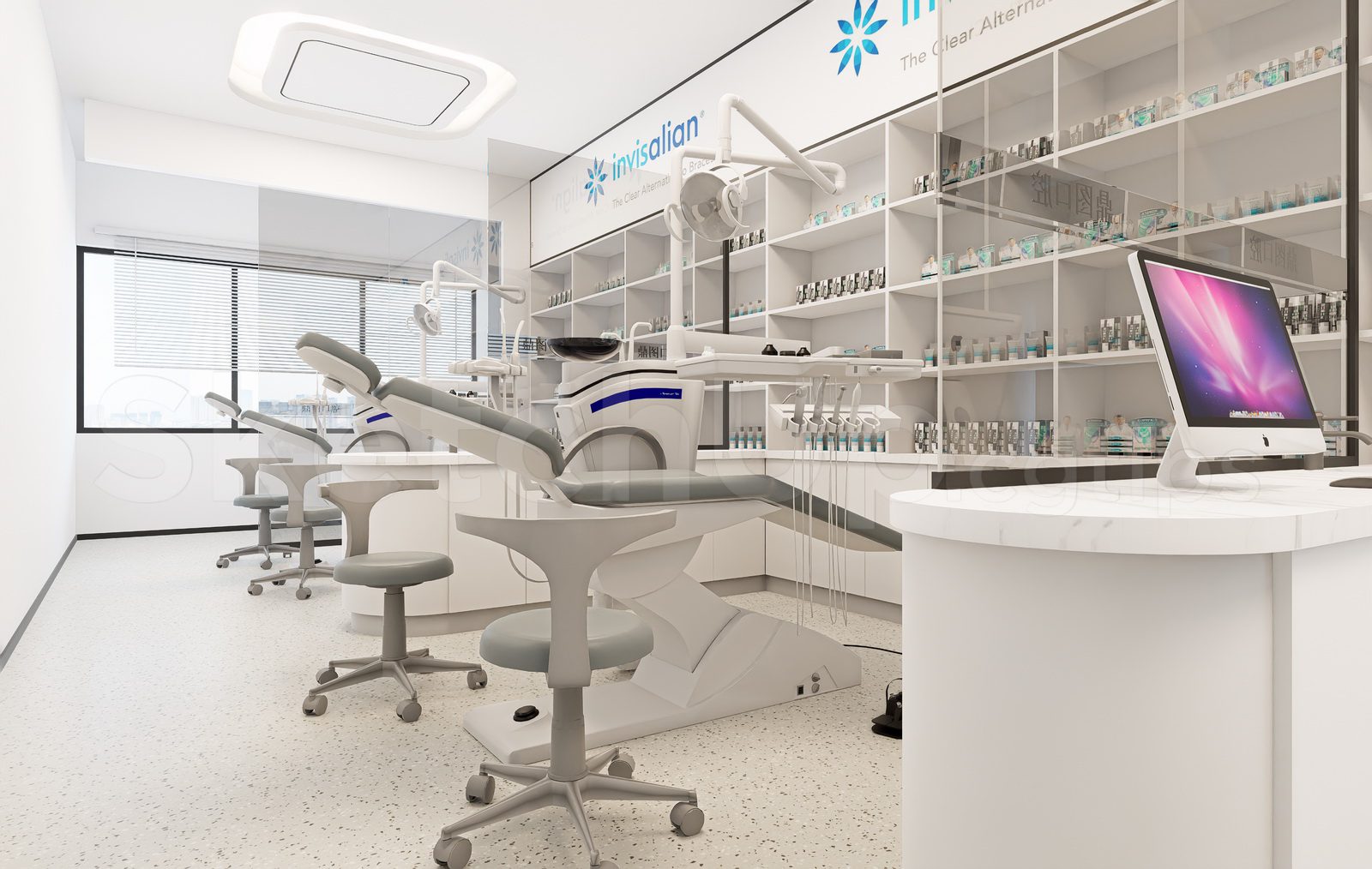 20614. Free Sketchup Dental Clinic Interior Model Download (2)