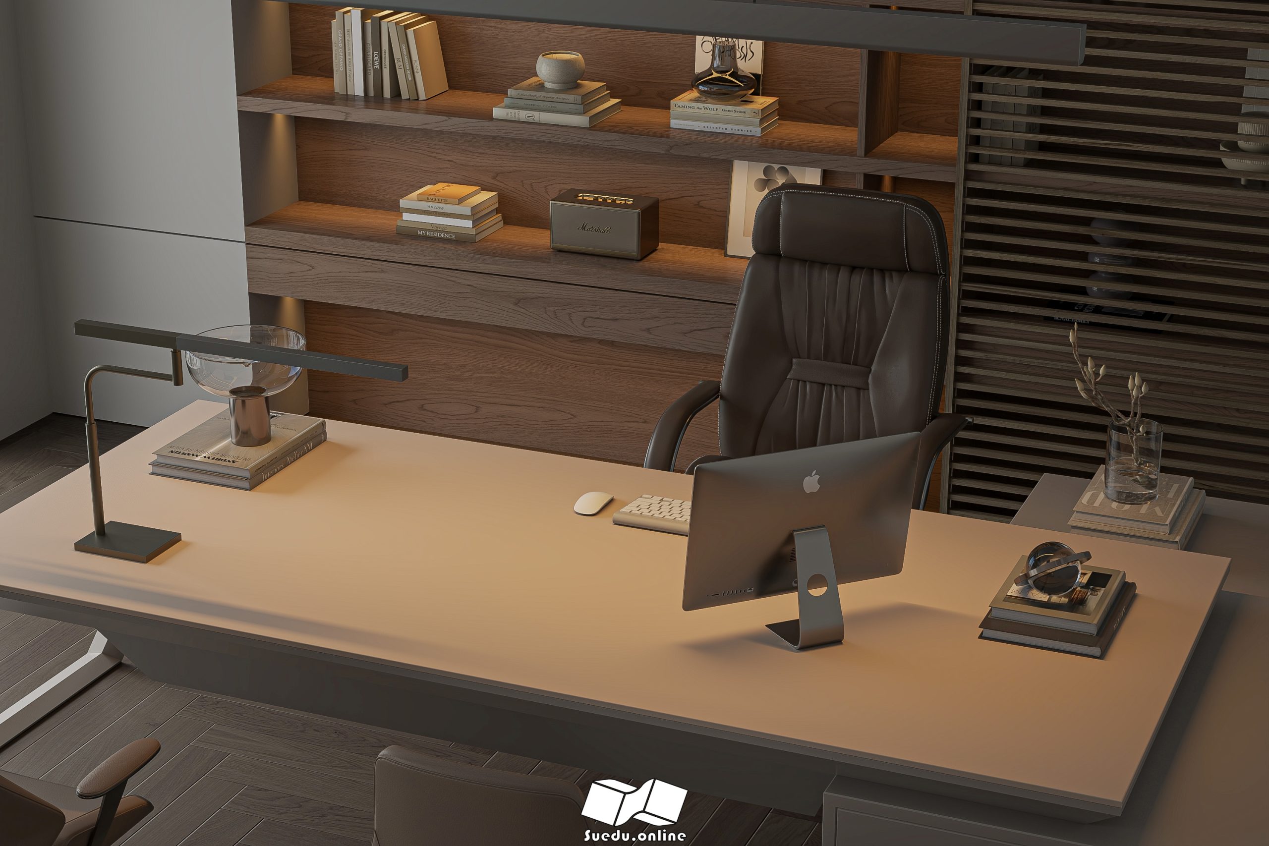 17505. Free Sketchup Work Room Interior Model Download By Phan Thuc (6)