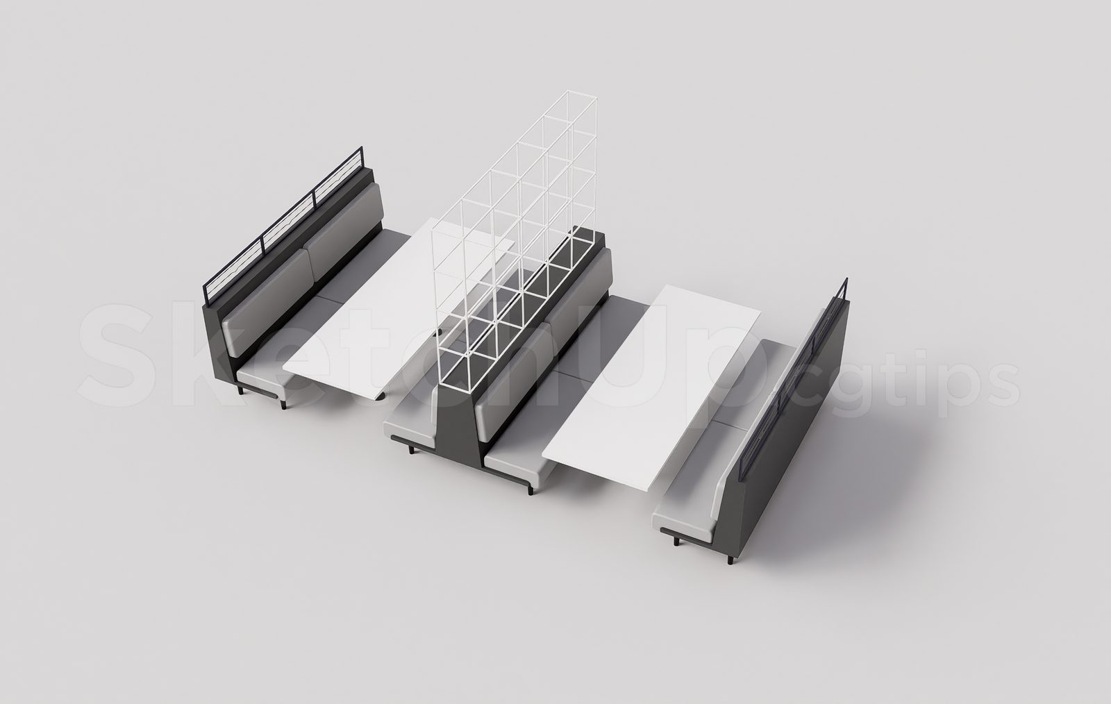 17557. Free Download Sketchup 3d Models Of Restaurant And Cafe Furniture (1)
