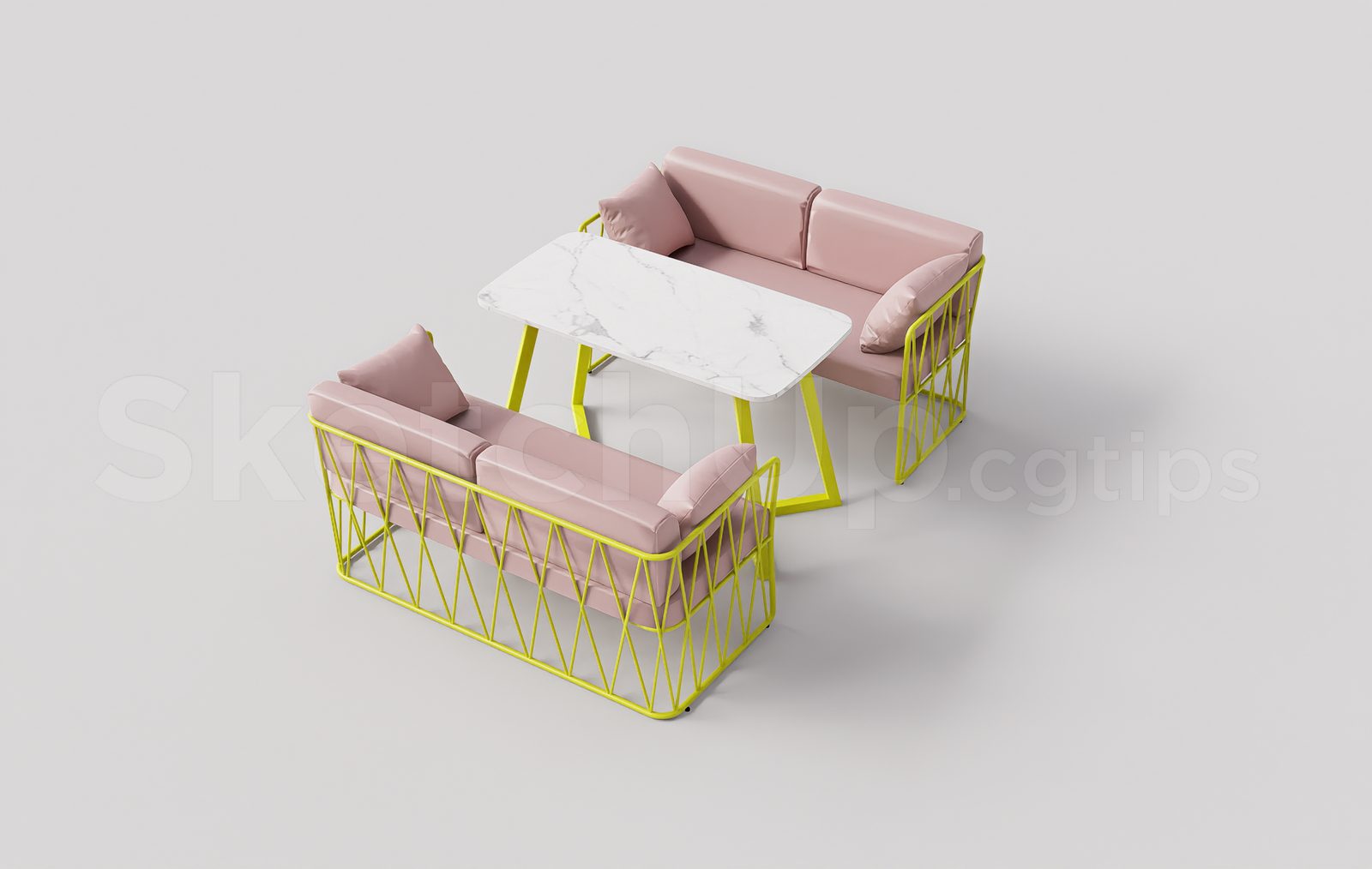 17601. Free Download Sketchup 3d Models Of Restaurant And Cafe Furniture (1)