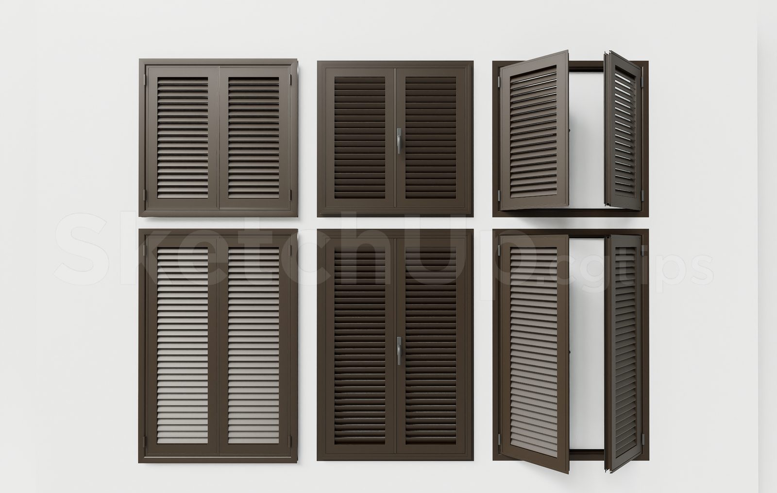 17674. Free Sketchup Windows Models Download (1)