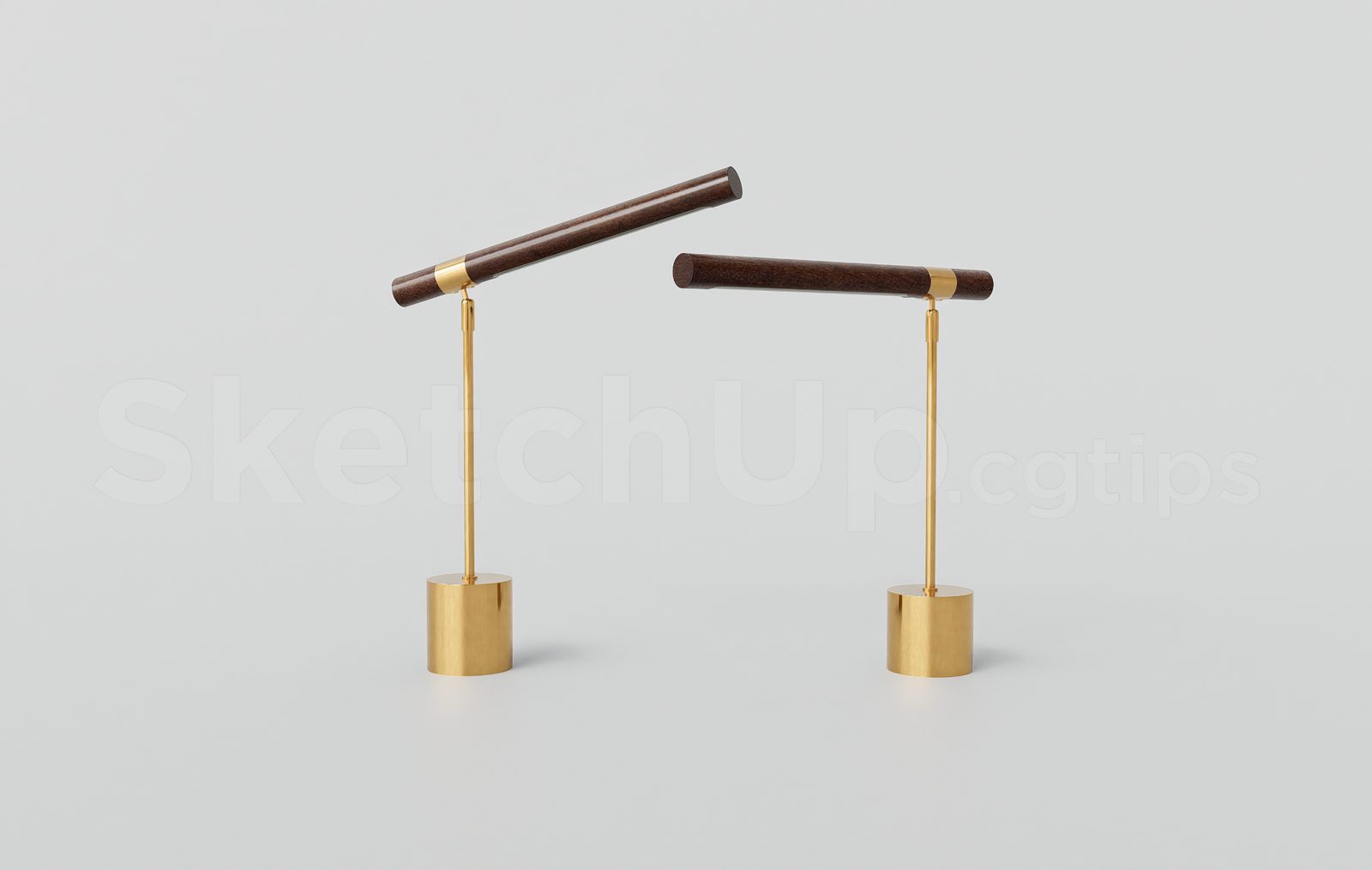 17678. Free Sketchup Table Lamp Model Download (2)